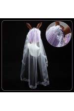 2XXT Cosplay Uma Musume Pretty Derby Daiwa Scarlet Bride Wedding Blue Formal Dress Cosplay Costume